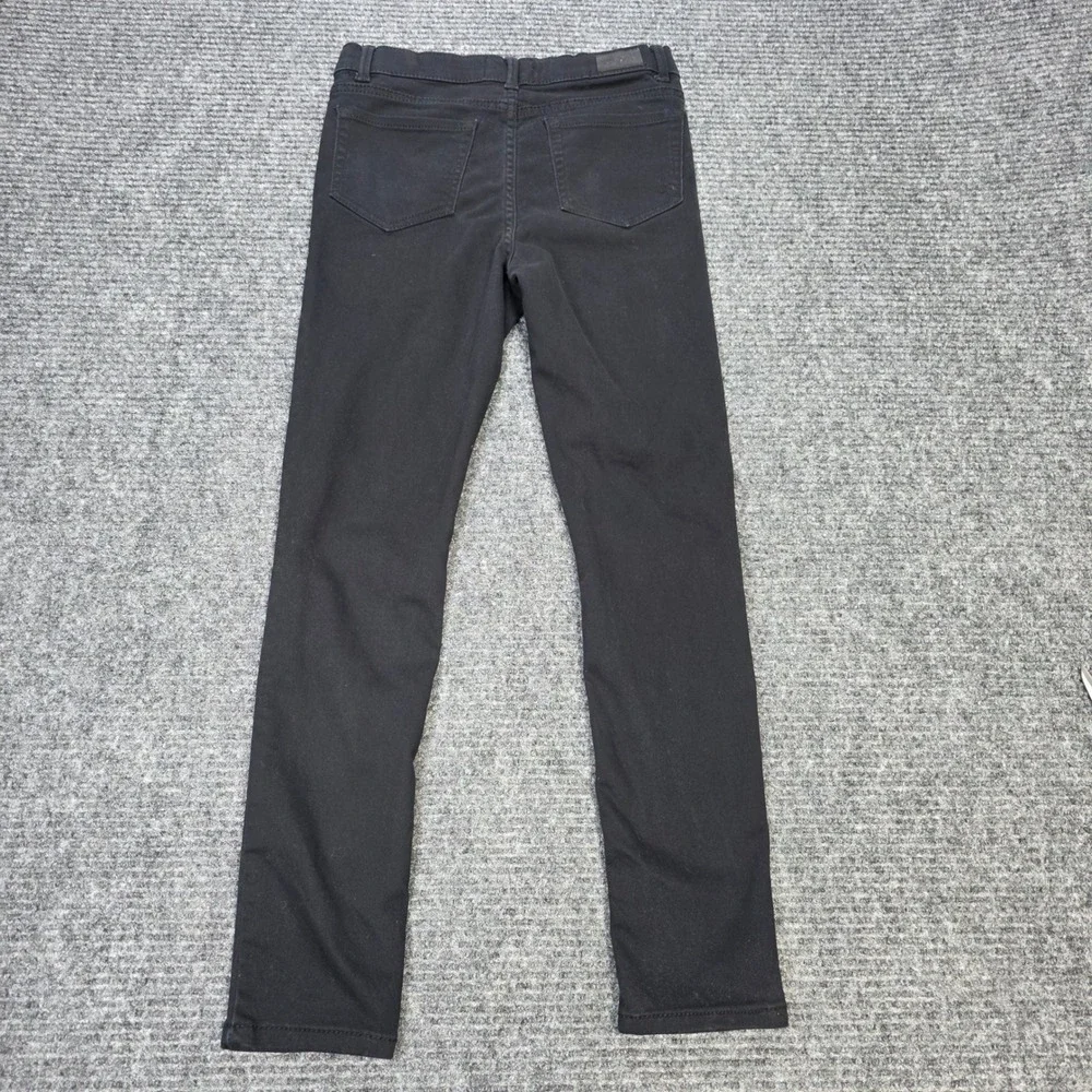 Jordache High Rise Super Skinny Jeans Women's Size 12 Slim‎ Black Button Denim